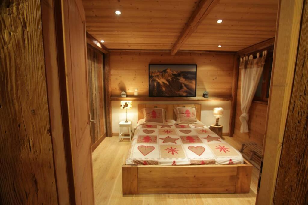 Appartement Cozy Dans Chalet 6 Pers Voiture 4 Roues Motrice A Dispo La Clusaz Esterno foto