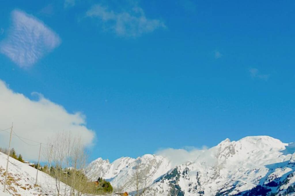 Appartement Cozy Dans Chalet 6 Pers Voiture 4 Roues Motrice A Dispo La Clusaz Esterno foto
